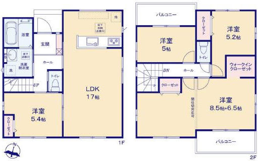 北坂戸駅 徒歩17分 構造:木造土地面積:171.69平米 ( 51.93坪 ) 建物面積:104.33平米 ( 31.55坪 )