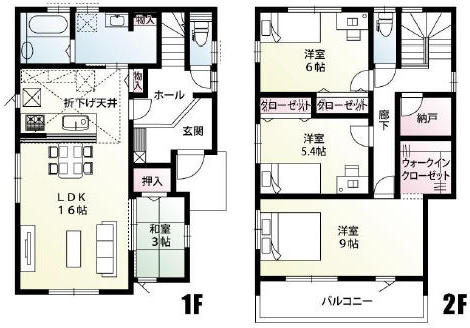 北坂戸駅 徒歩17分 構造:木造土地面積:131.25平米 ( 39.7坪 ) 建物面積:104.95平米 ( 31.74坪 )