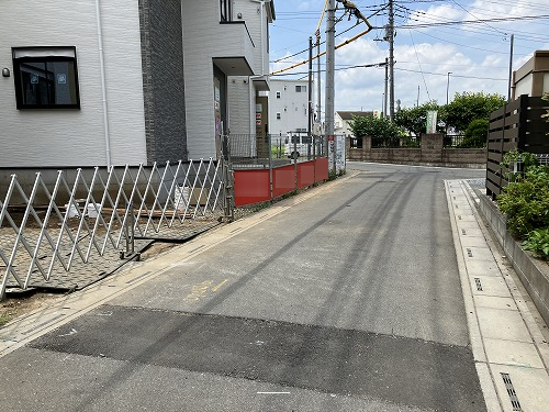 接道並びに本物件