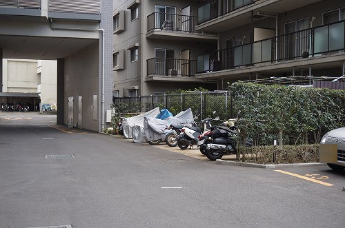 マンション駐輪場
