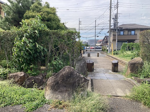 東側の通路