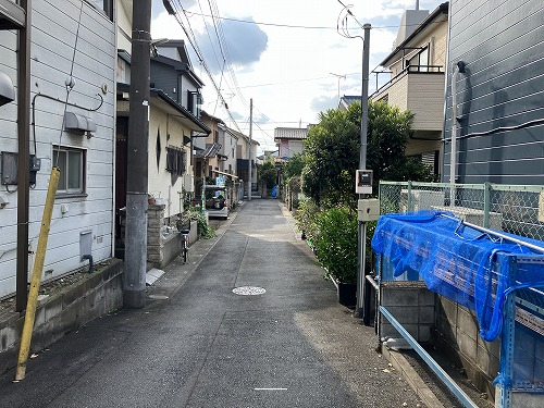 接道並びに本物件