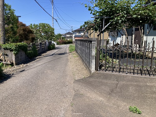 接道並びに本物件