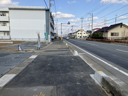 接道並びに本物件