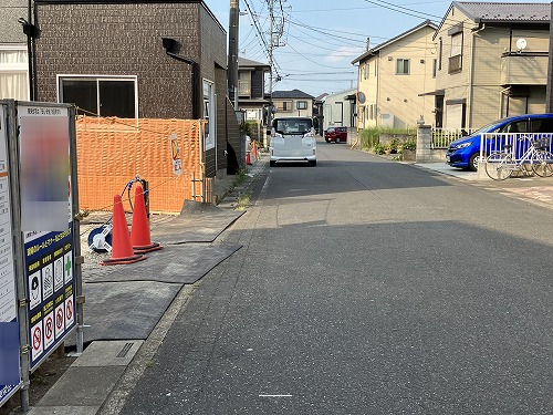 接道並びに本物件