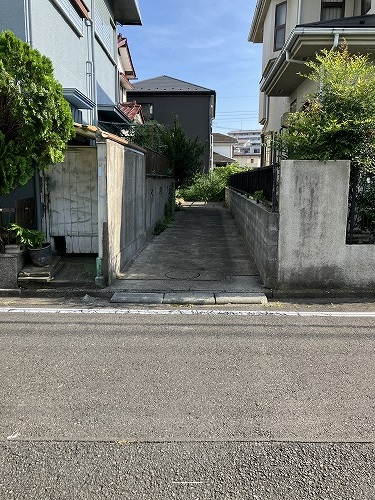 接道並びに本物件